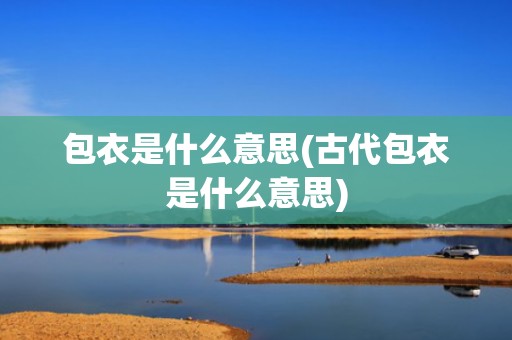 包衣是什么意思(古代包衣是什么意思)