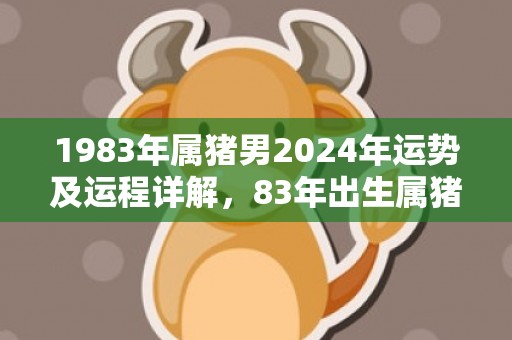1983年属猪男2024年运势及运程详解，83年出生属猪人2024全年每月运势男性，1983年属猪男2024年运势及运程详解，83年出生属猪人2024全年每月运势男性