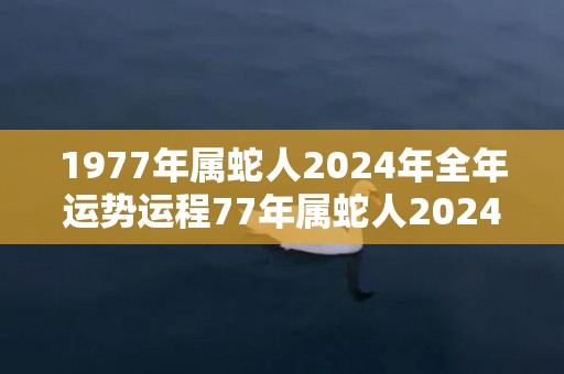 1977年属蛇人2024年全年运势运程77年属蛇人2024年每月运势详解，1977年属蛇人2024年全年运势运程77年属蛇人2024年每月运势详解