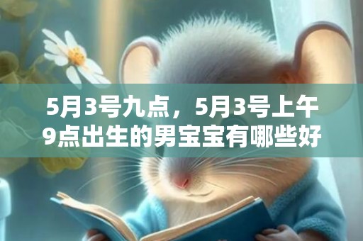 5月3号九点，5月3号上午9点出生的男宝宝有哪些好的取名方法
