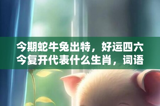 今期蛇牛兔出特，好运四六今复开代表什么生肖，词语曝光落实