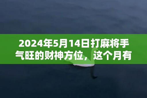 2024年5月14日打麻将手气旺的财神方位，这个月有没有吉日