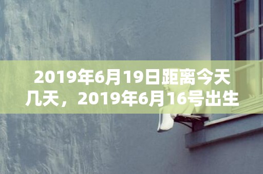 2019年6月19日距离今天几天，2019年6月16号出生的女宝宝五行缺水要怎么起名字