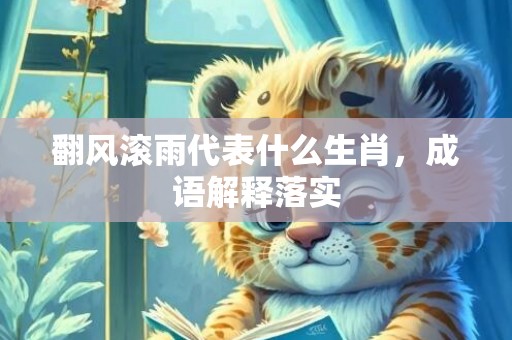 翻风滚雨代表什么生肖，成语解释落实