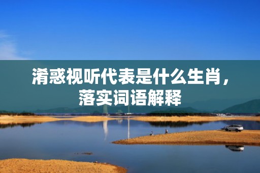 淆惑视听代表是什么生肖，落实词语解释
