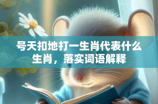 号天扣地打一生肖代表什么生肖，落实词语解释