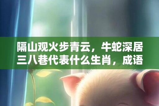 隔山观火步青云，牛蛇深居三八巷代表什么生肖，成语解释落实