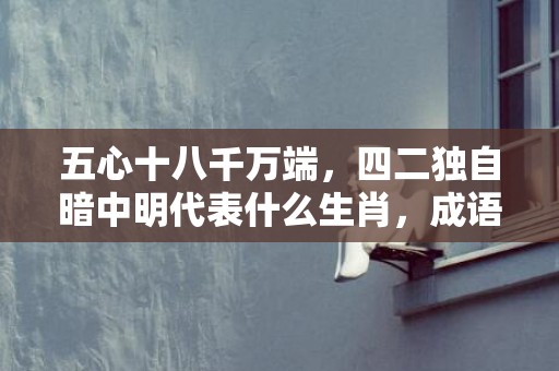 五心十八千万端，四二独自暗中明代表什么生肖，成语解释落实