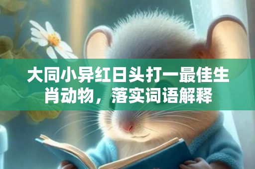 大同小异红日头打一最佳生肖动物，落实词语解释
