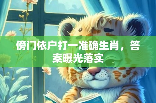 傍门依户打一准确生肖，答案曝光落实