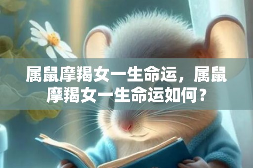 属鼠摩羯女一生命运，属鼠摩羯女一生命运如何？