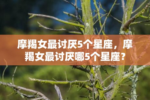 摩羯女最讨厌5个星座，摩羯女最讨厌哪5个星座？