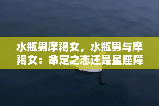 水瓶男摩羯女，水瓶男与摩羯女：命定之恋还是星座障碍？
