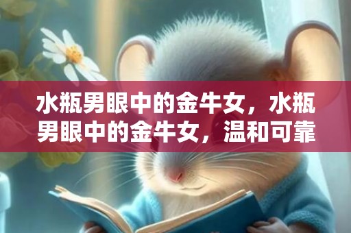水瓶男眼中的金牛女，水瓶男眼中的金牛女，温和可靠还是固执守旧？