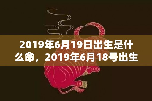 2019年6月19日出生是什么命，2019年6月18号出生的双胞胎女孩起什么名字比较好，五行属什么？