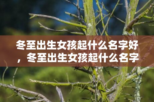 冬至出生女孩起什么名字好，冬至出生女孩起什么名字比较好听