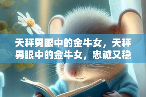天秤男眼中的金牛女，天秤男眼中的金牛女，忠诚又稳重？