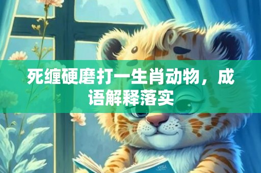 死缠硬磨打一生肖动物，成语解释落实