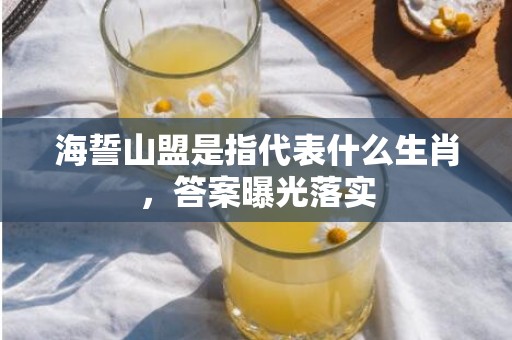 海誓山盟是指代表什么生肖，答案曝光落实