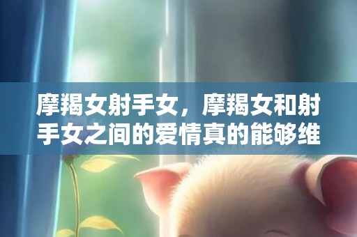 摩羯女射手女，摩羯女和射手女之间的爱情真的能够维持吗？