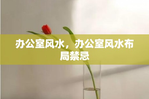 办公室风水，办公室风水布局禁忌