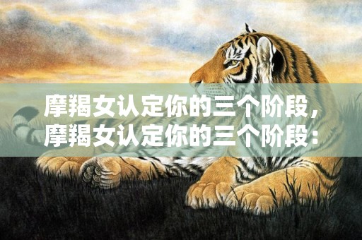 摩羯女认定你的三个阶段，摩羯女认定你的三个阶段：从怀疑到确认，你会成功吗？