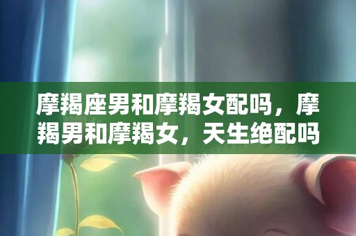 摩羯座男和摩羯女配吗，摩羯男和摩羯女，天生绝配吗？