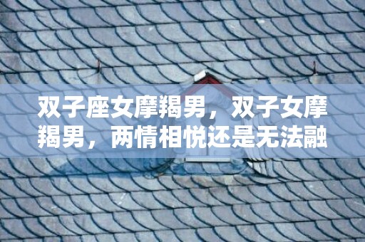 双子座女摩羯男，双子女摩羯男，两情相悦还是无法融合？