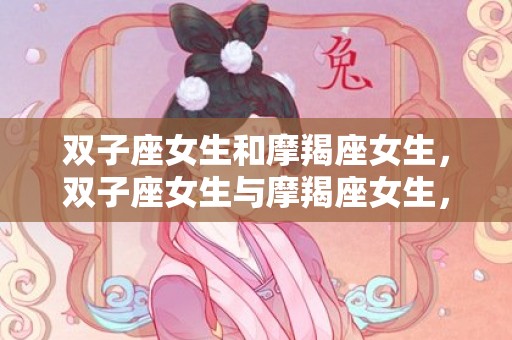 双子座女生和摩羯座女生，双子座女生与摩羯座女生，星座之间的奇妙博弈？
